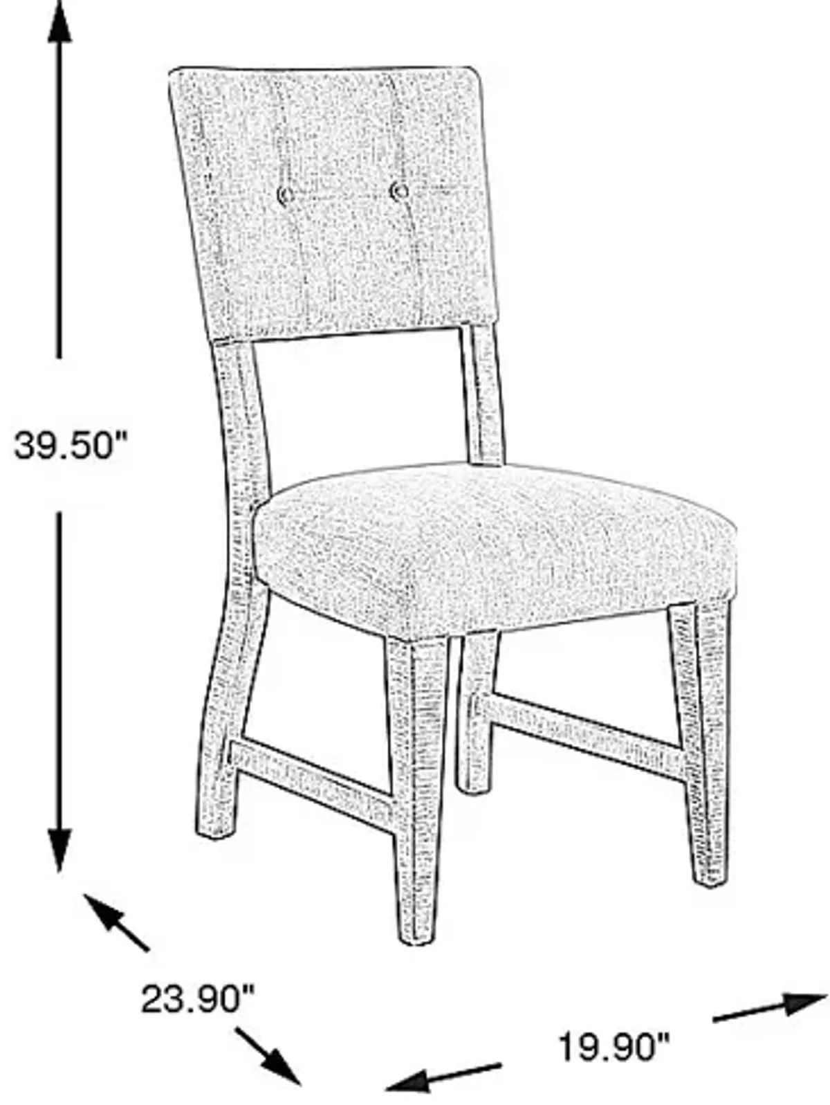 Hill Creek Natural Side Chair