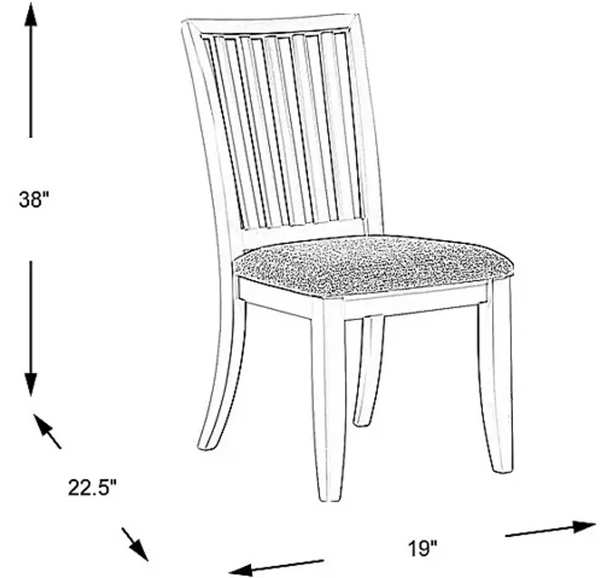 Hilton Head White Dining Chair