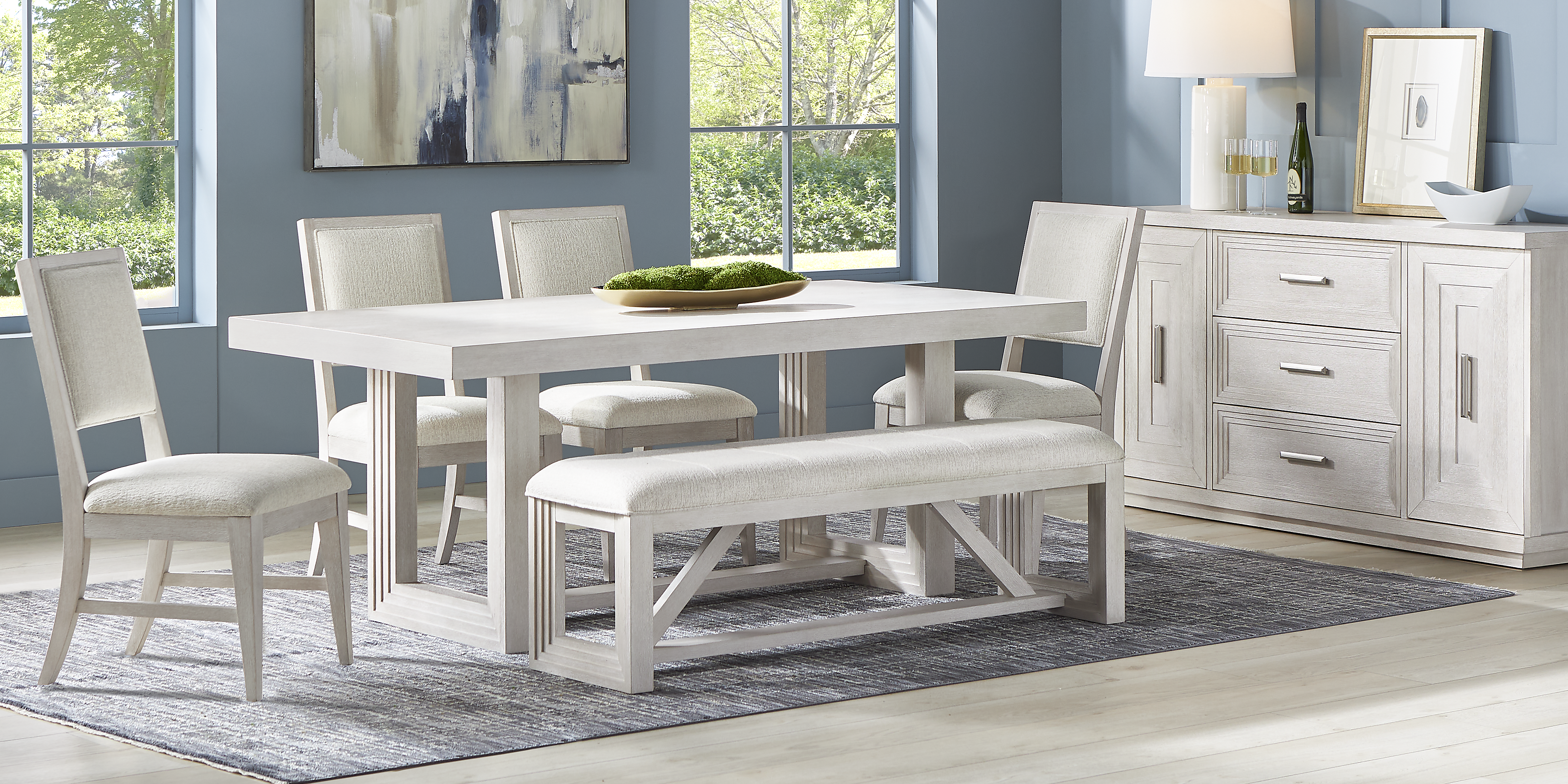 Royal Park Ivory 6 Pc Dining Room