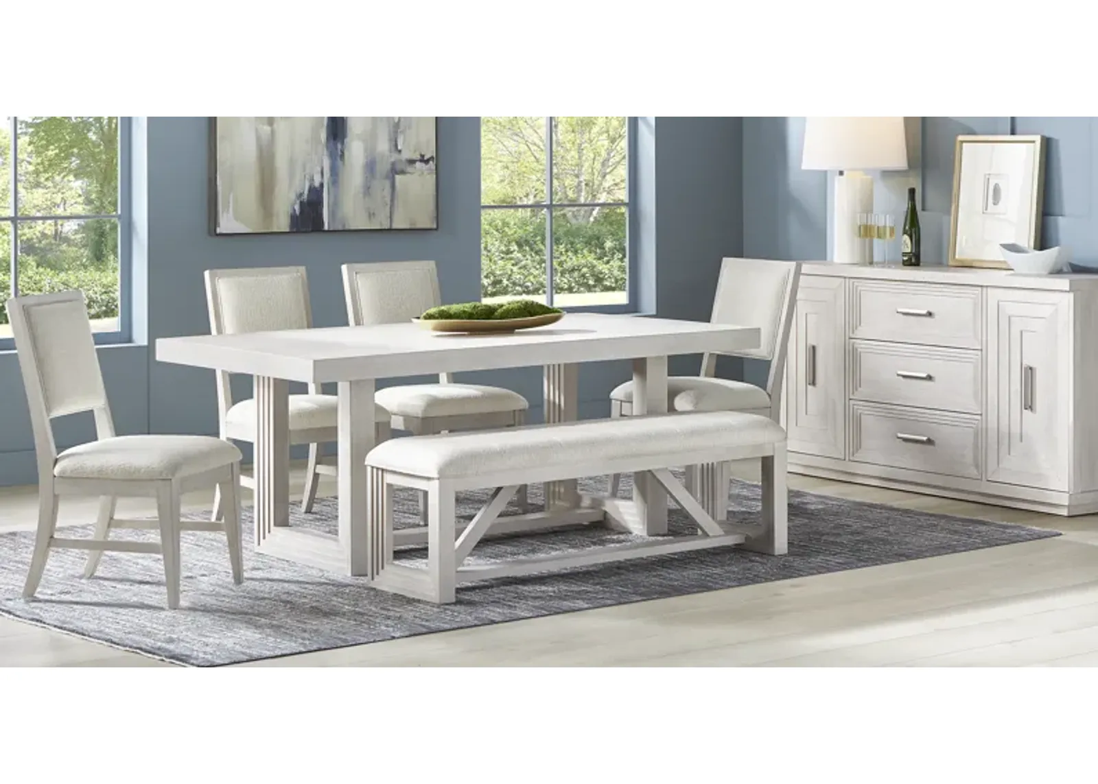 Royal Park Ivory 6 Pc Dining Room