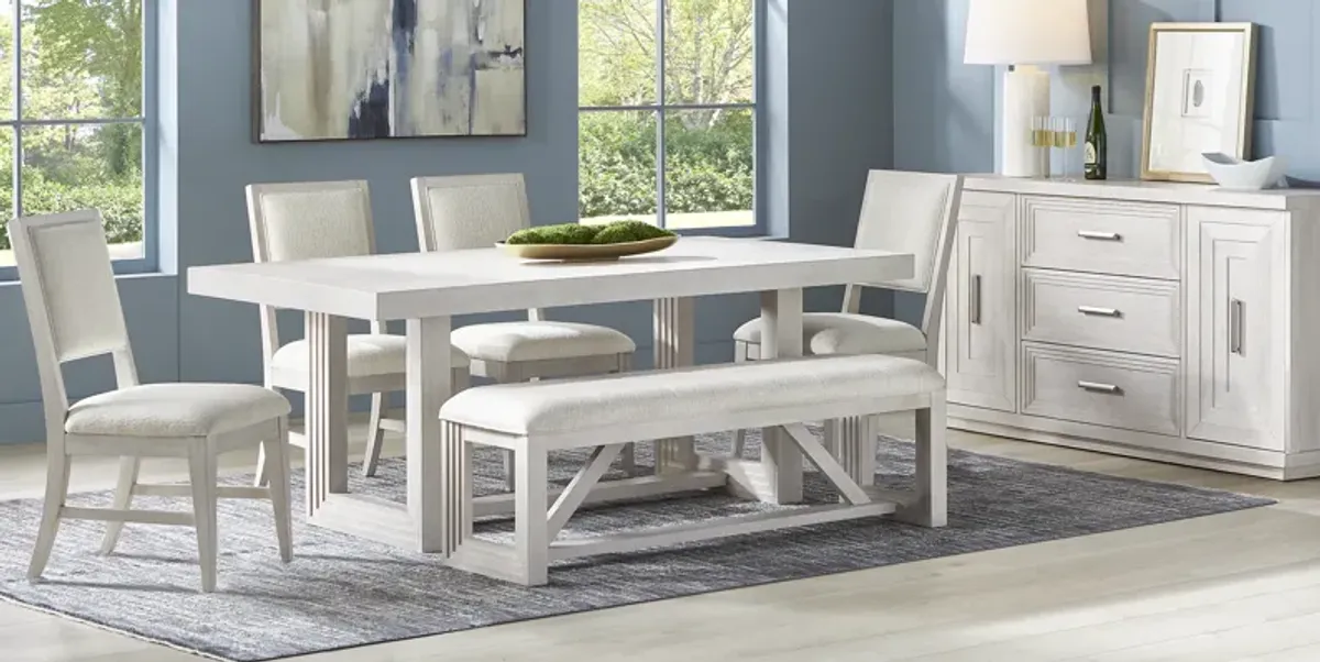 Royal Park Ivory 6 Pc Dining Room