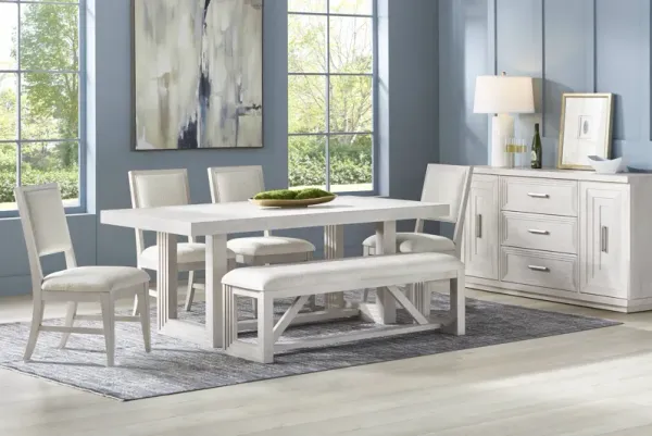 Royal Park Ivory 6 Pc Dining Room