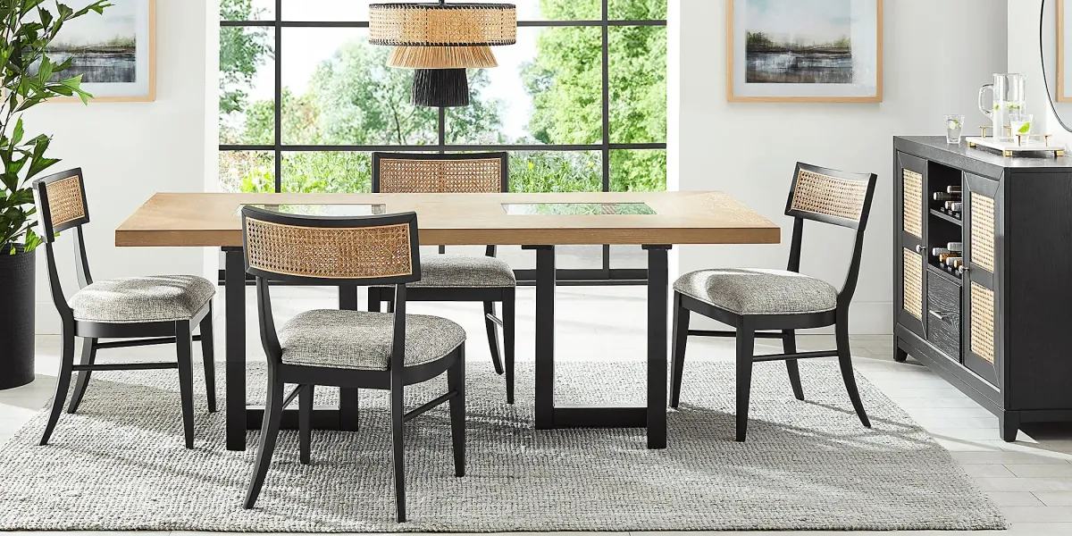 Hunter Springs Black 5 Pc Rectangle Dining Room