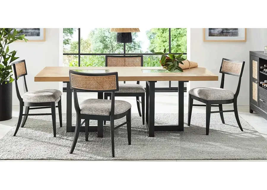 Hunter Springs Black 5 Pc Rectangle Dining Room