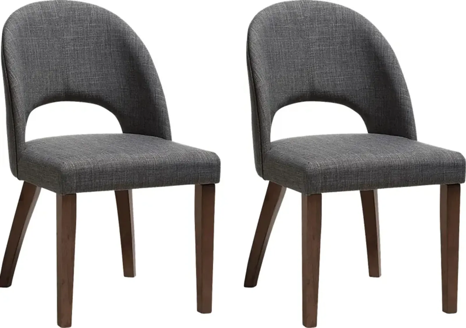 Midgaard Charcoal Dining Chair, Set of 2