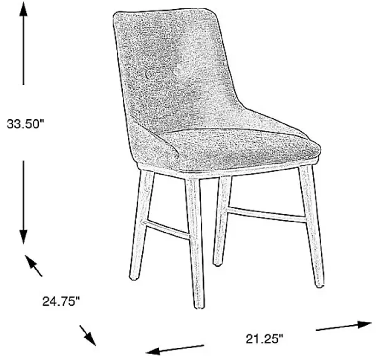 Millbrook Point Gray Side Chair