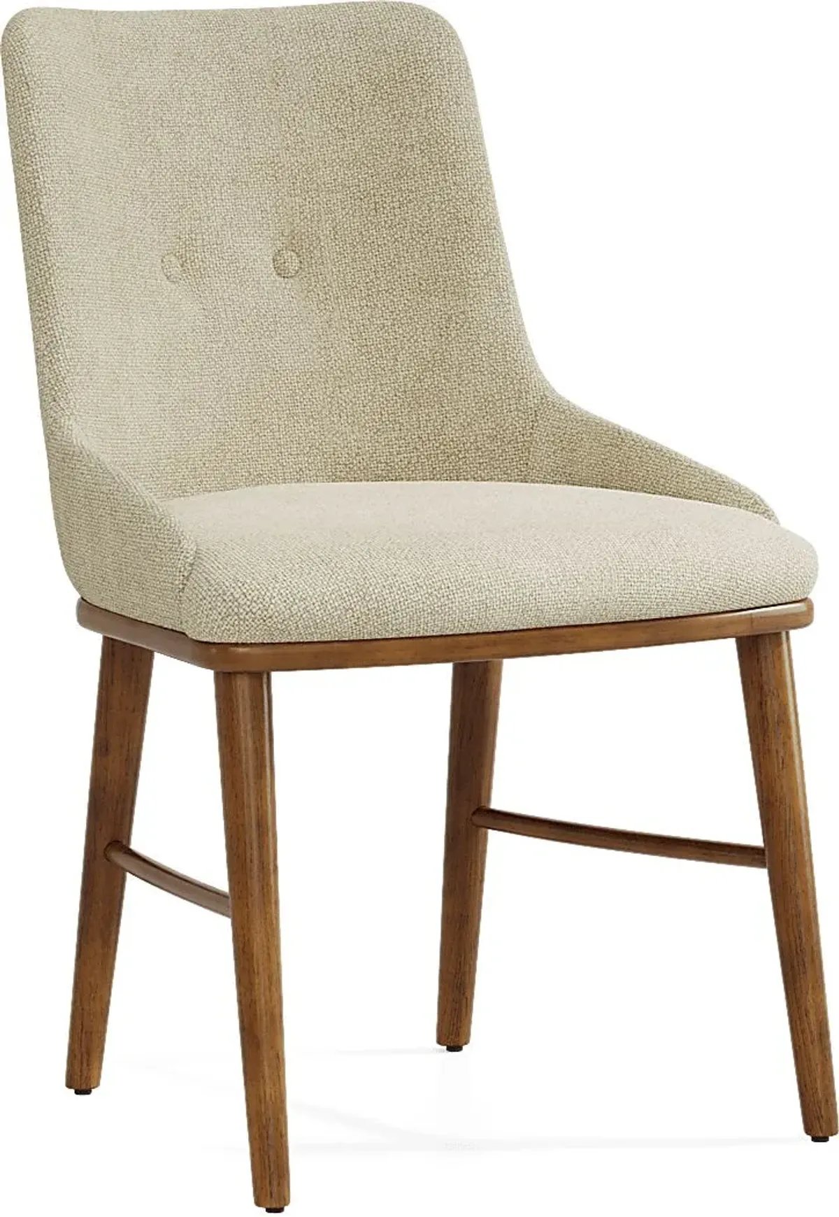 Millbrook Point Walnut 7 Pc Dining Room with Beige Chairs