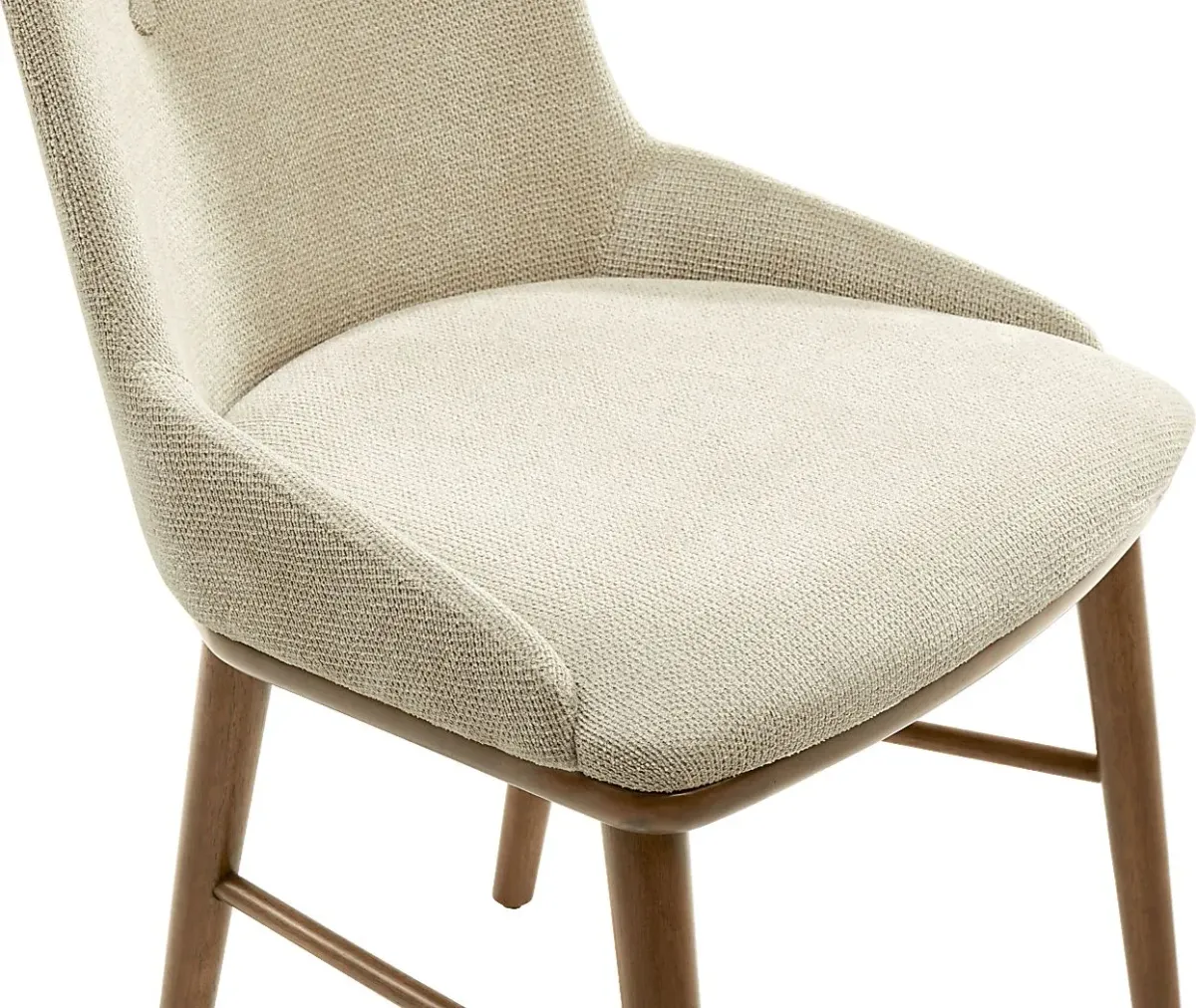 Millbrook Point Walnut 7 Pc Dining Room with Beige Chairs
