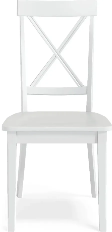 Brynwood White Side Chair