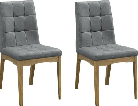 Waleswood Gray Dining Chair, Set of 2