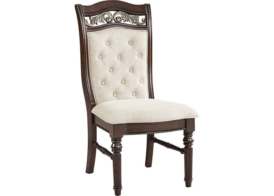 Gallagher Avenue Brown Upholstered Side Chair