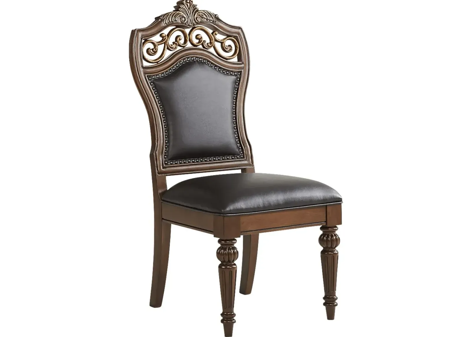 Handly Manor Tobacco Upholstered Side Chair