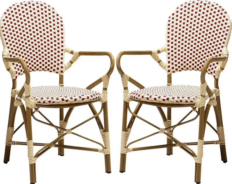 Fossi Pink Dining Chair, Set of 2