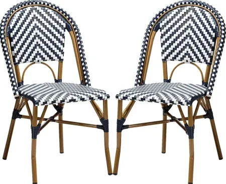Trivoli Blue Dining Chair, Set of 2