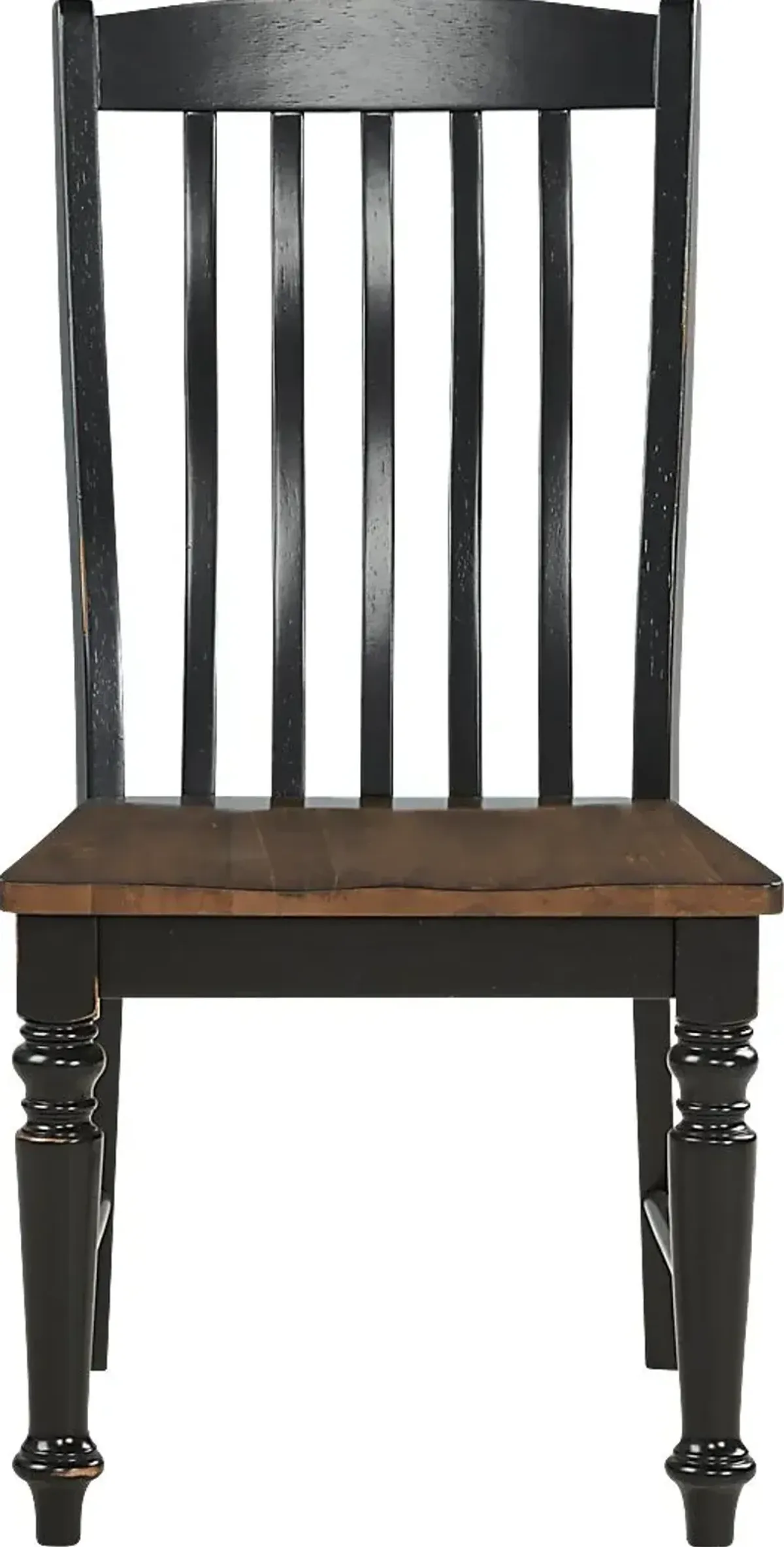 Twin Lakes Black Slat Side Chair