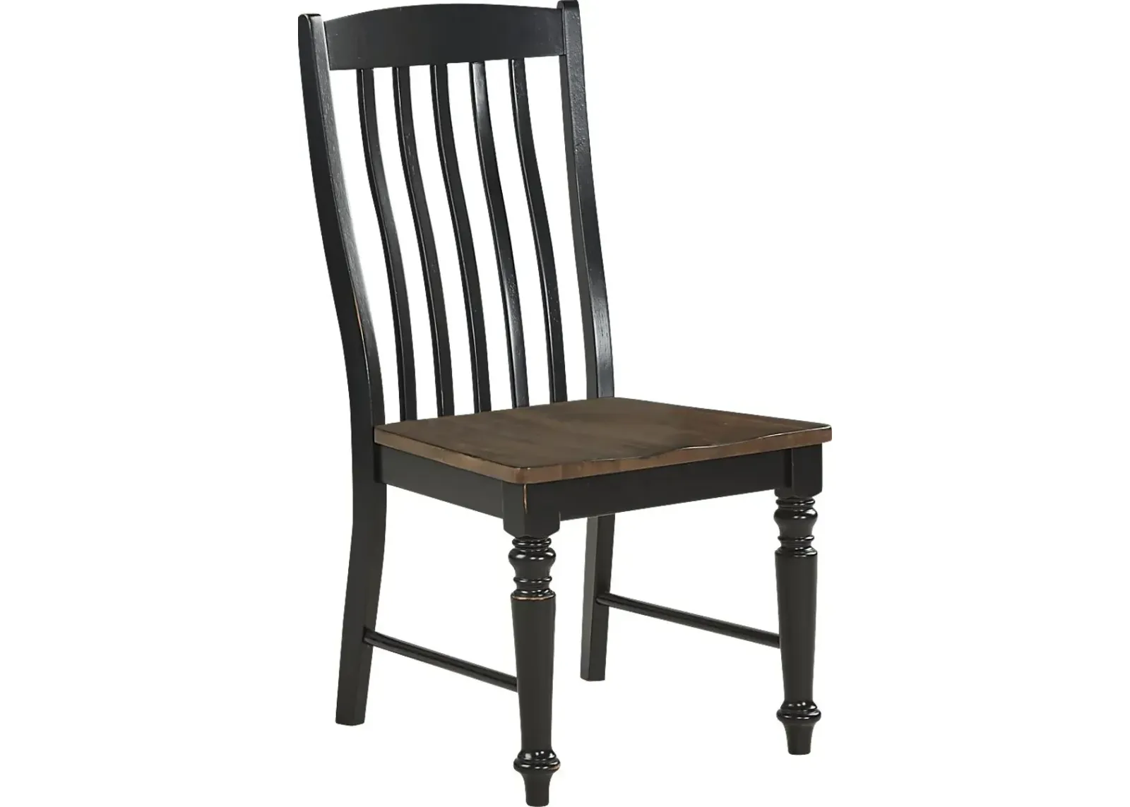 Twin Lakes Black Slat Side Chair