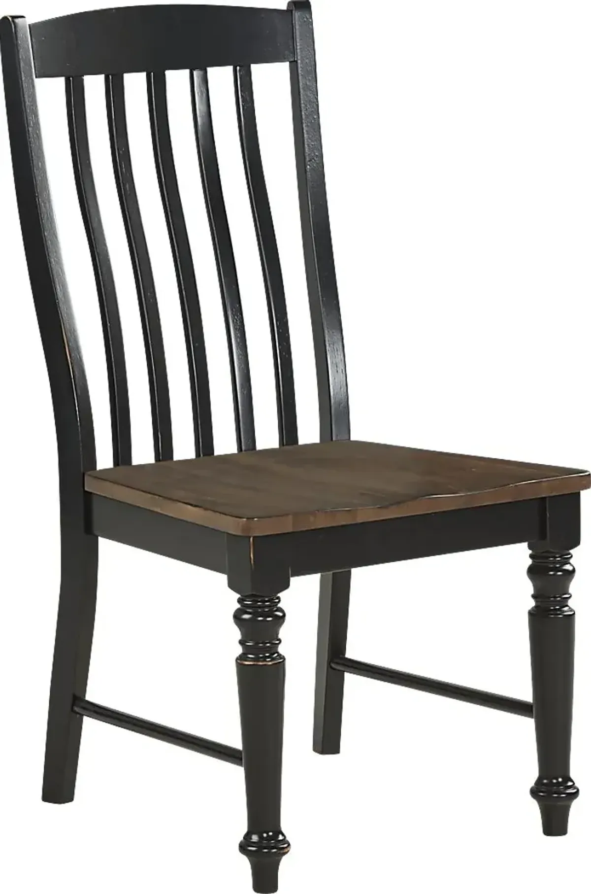 Twin Lakes Black Slat Side Chair