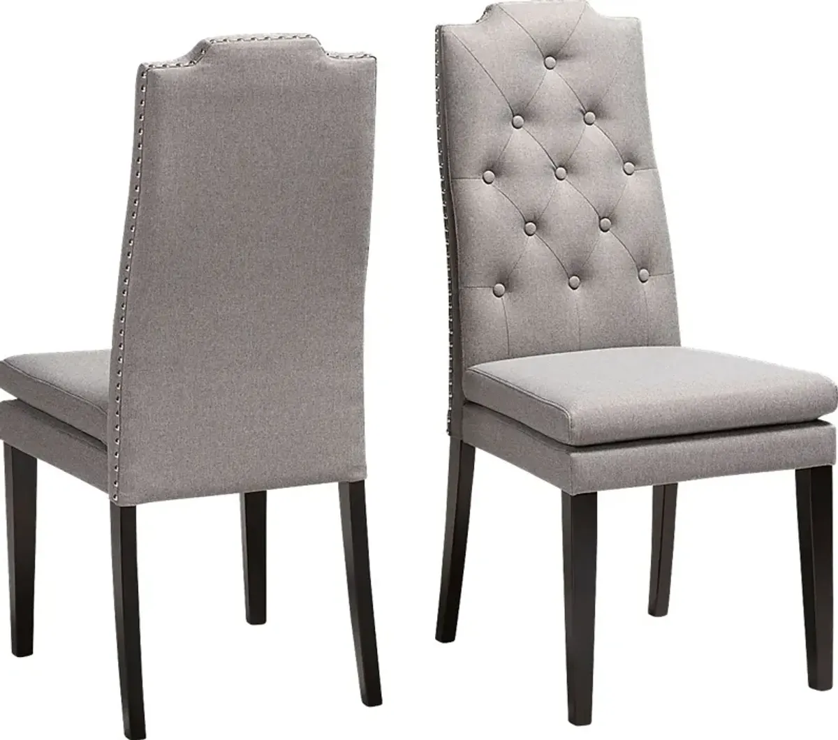 Delwood Gray Side Chair, Set of 2