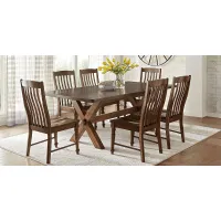 Twin Lakes Brown 5 Pc 72 in. Rectangle Dining Room
