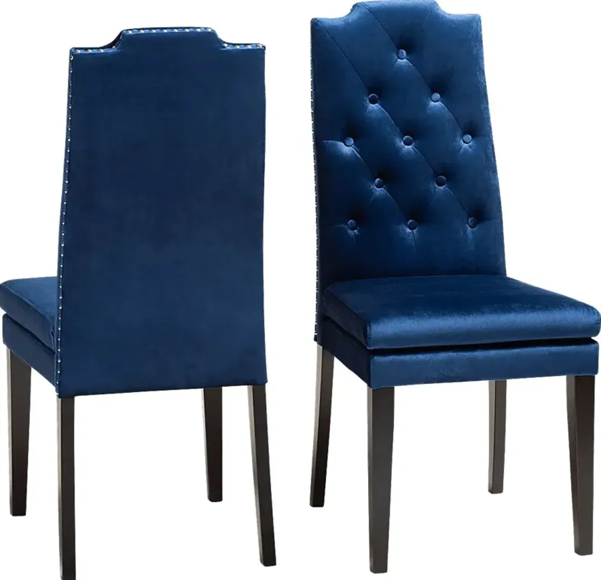 Delwood Navy Side Chair, Set of 2