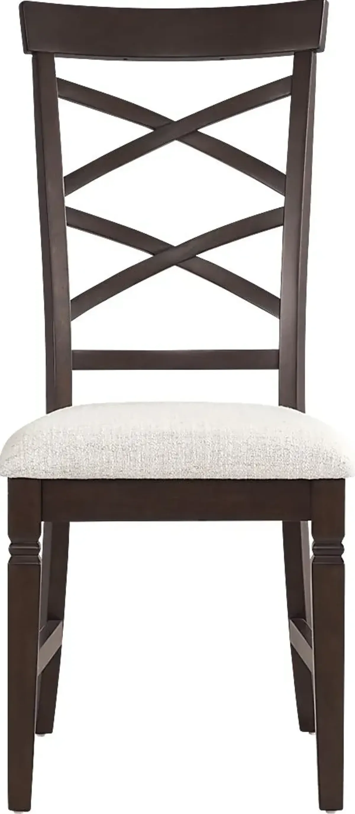 Winslow Brown Cherry X-Back Side Chair