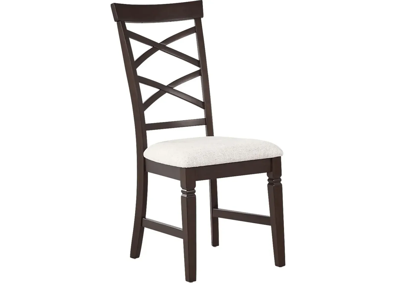 Winslow Brown Cherry X-Back Side Chair