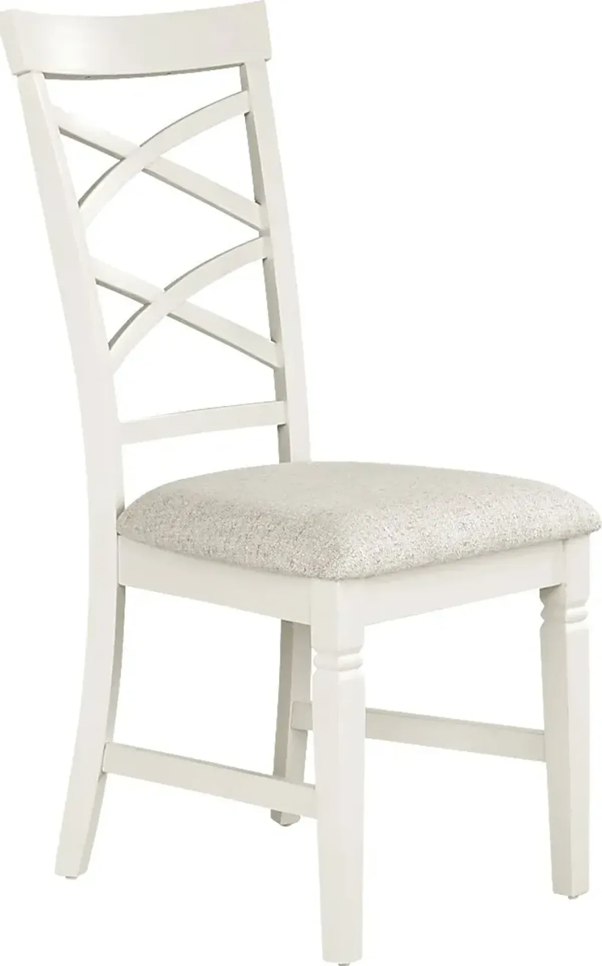 Winslow White X-Back Side Chair