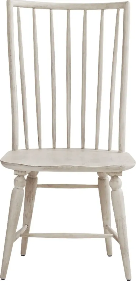 Morlan Road White Side Chair