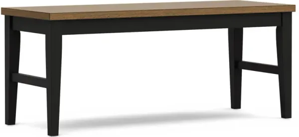 Stanford Black Small Bench