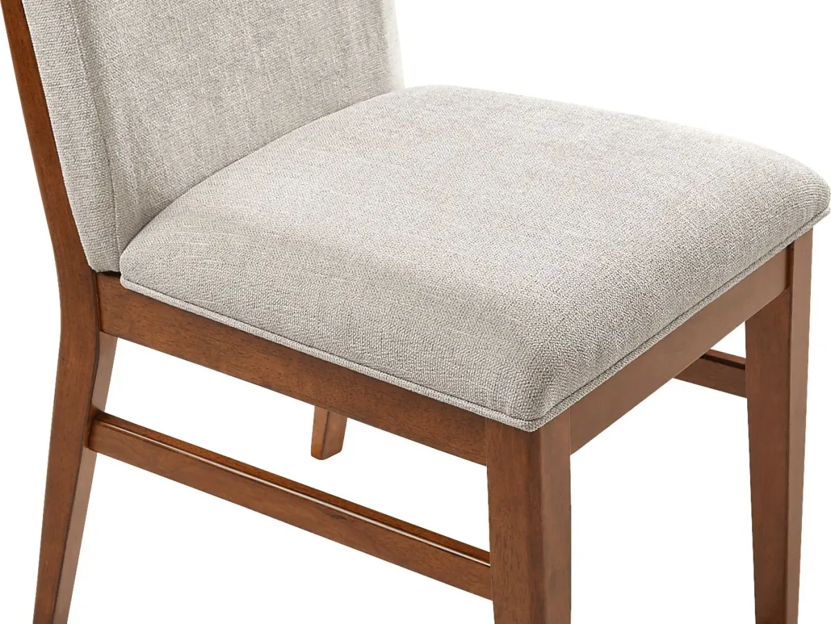Surrey Ellis Brown 5 Pc Dining Room with Upholstered Chairs