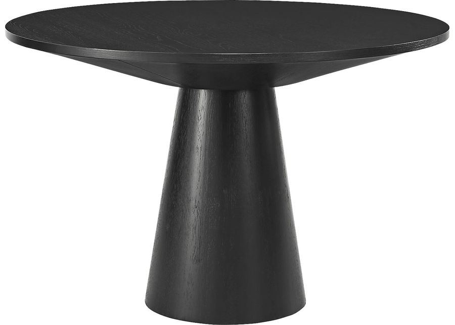 Kendall Black 48"" Round Dining Table