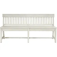 Wicklow Hills White Dining Bench