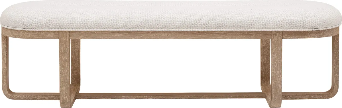 Canyon Sandstone Upholstered Dining Bench