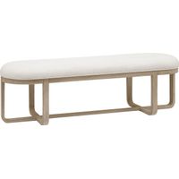 Canyon Sand Upholstered Dining Bench