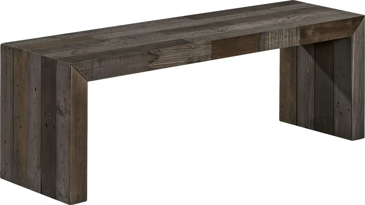 Wedgemere Gray Bench