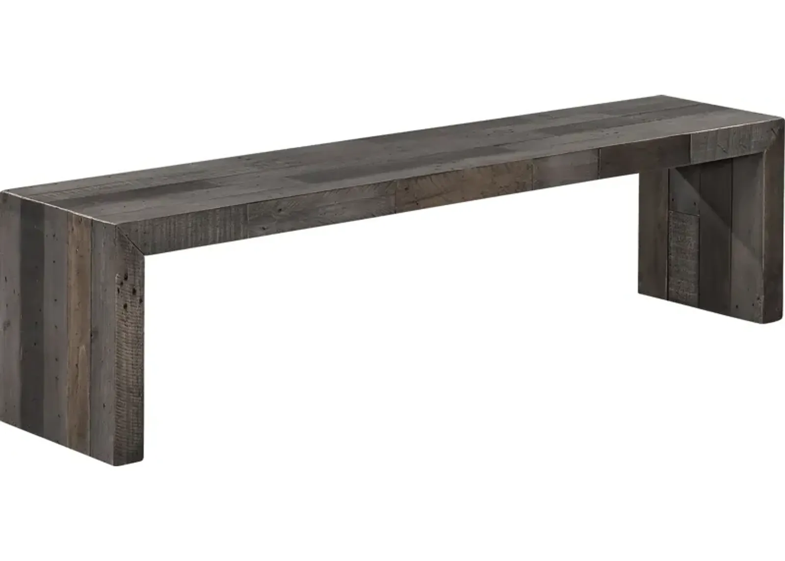 Wedgemere Large Gray Bench