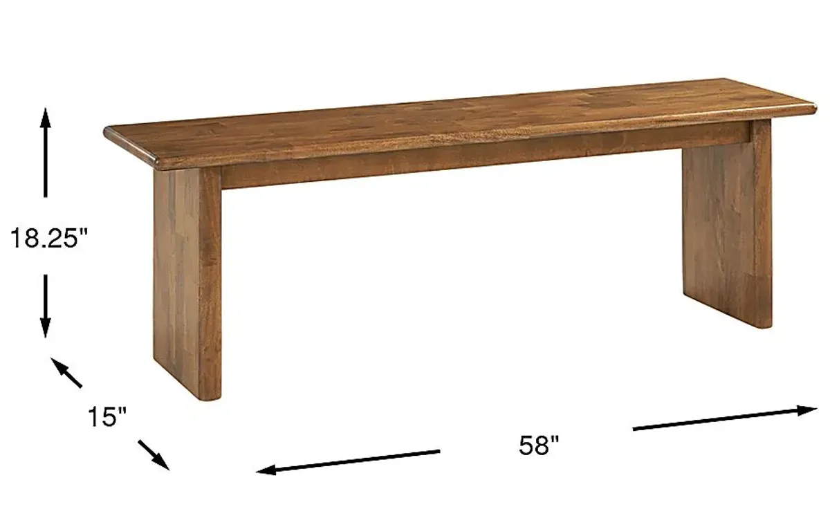 Surrey Ellis Brown Bench
