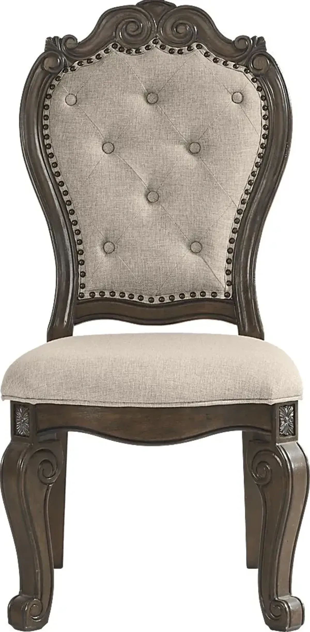 Stalton Estate Brown Upholstered Side Chair