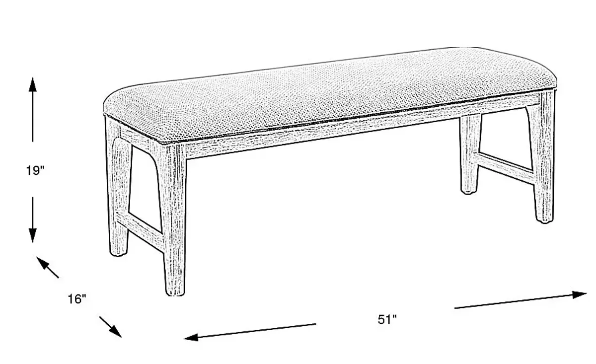 Halverson Cream Bench