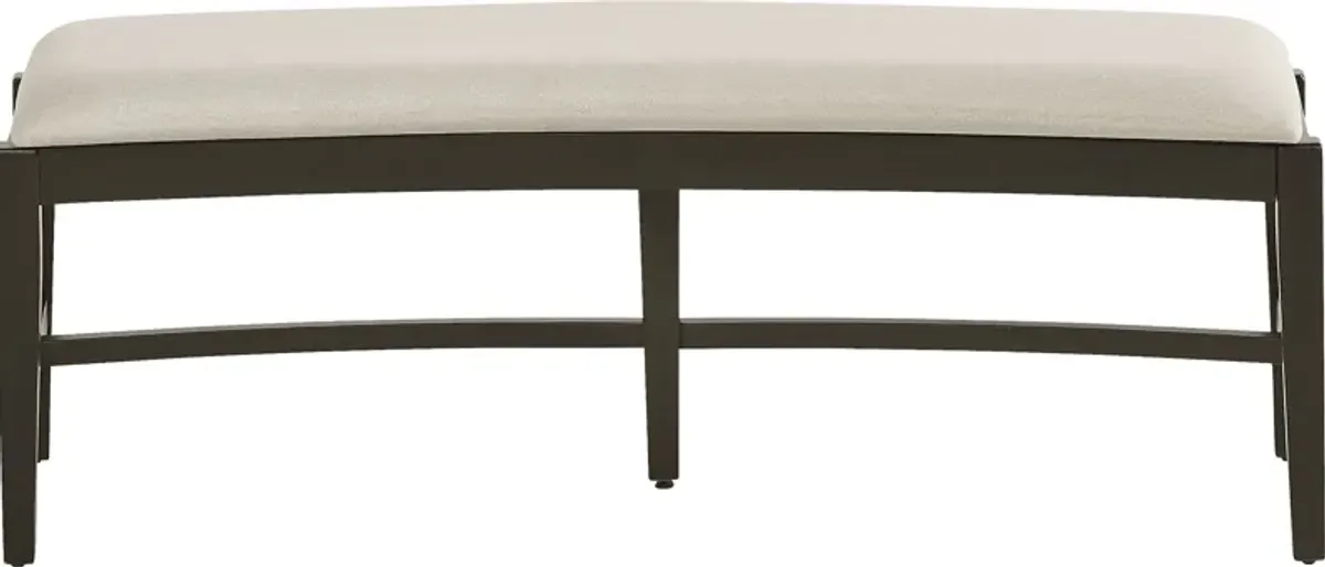 Palmetto Grove Brown Bench