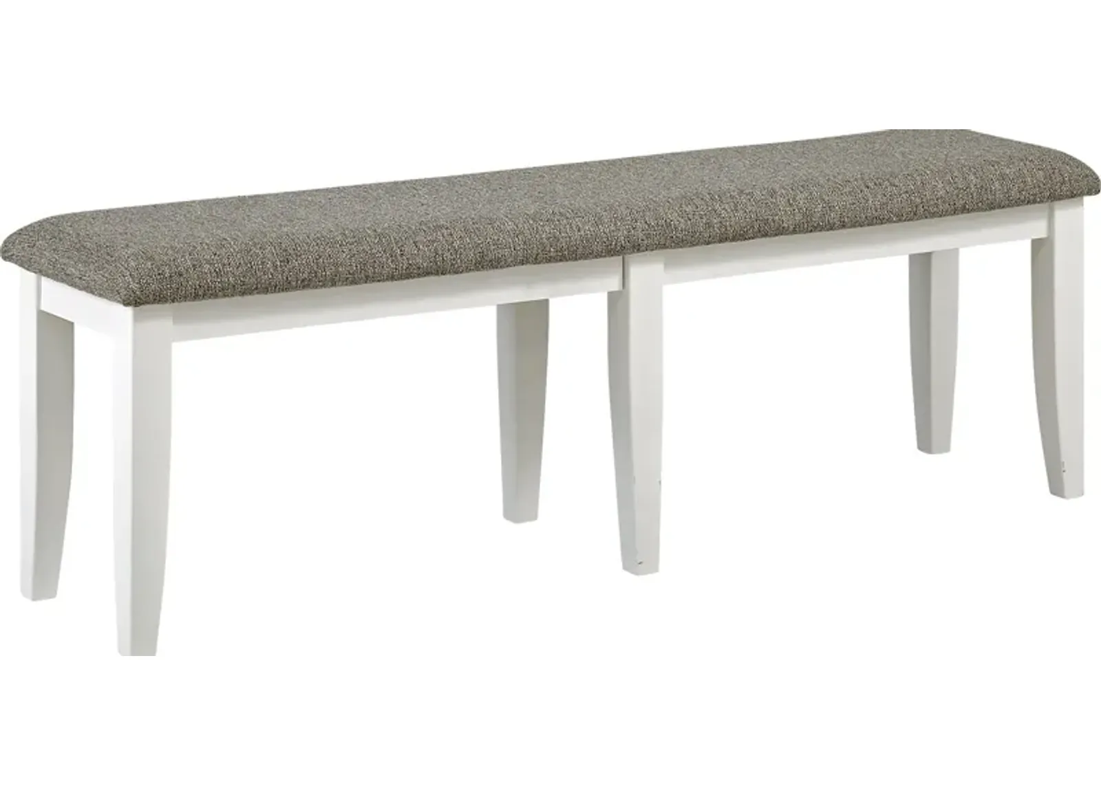 Hilton Head White Dining Bench