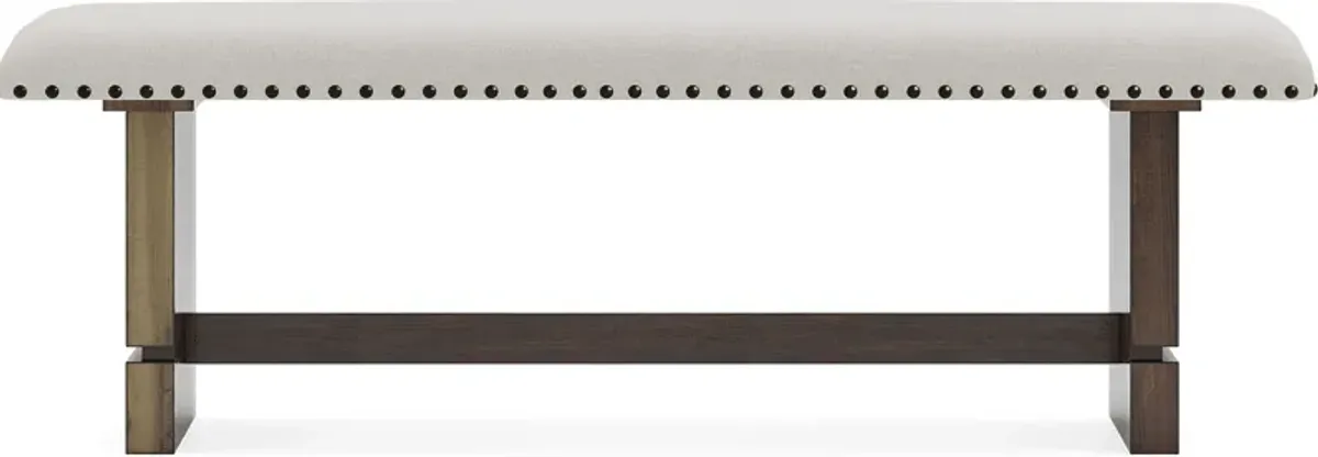 Westover Hills II Brown Dining Bench