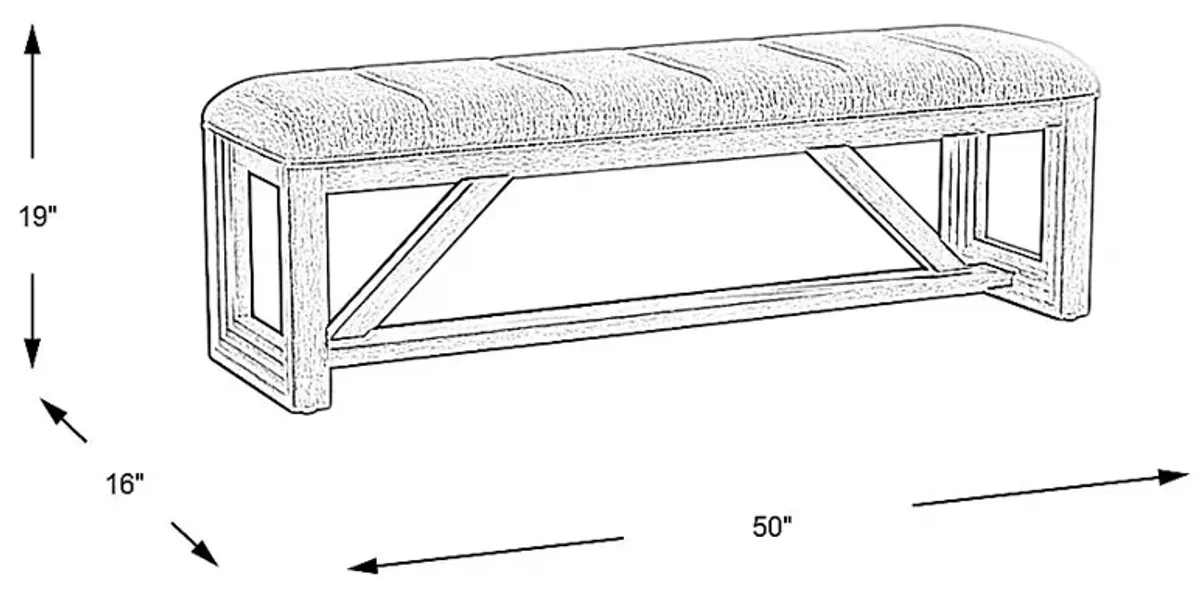 Royal Park Ivory Bench