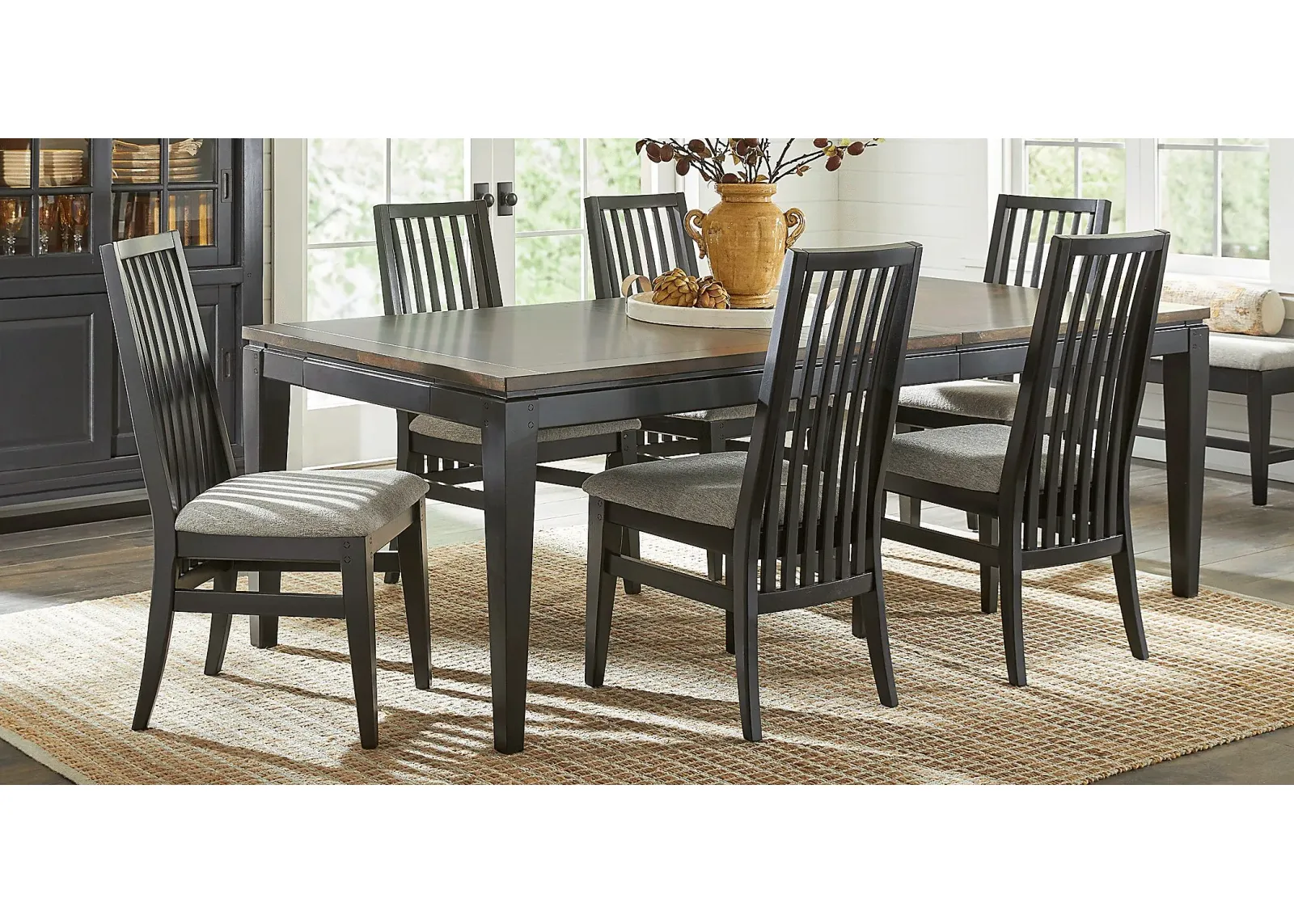 Williamsport Brown Cherry 7 Pc Dining Room