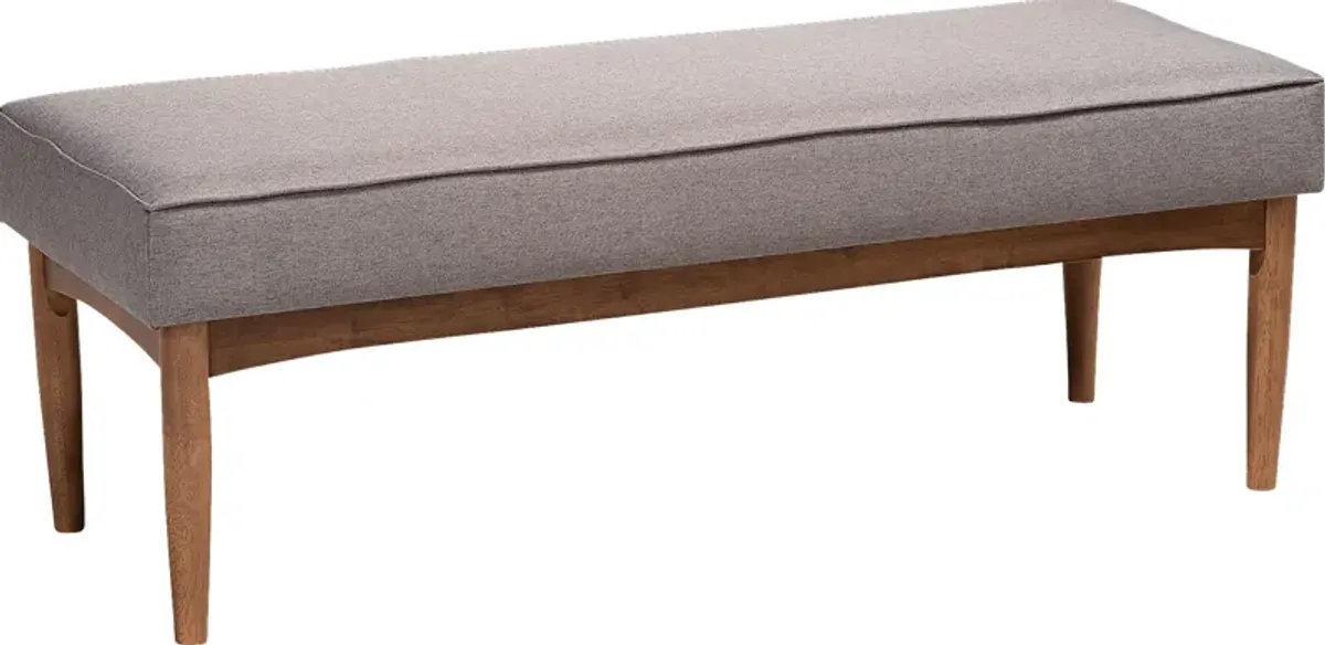 Allyson Gray Accent Bench