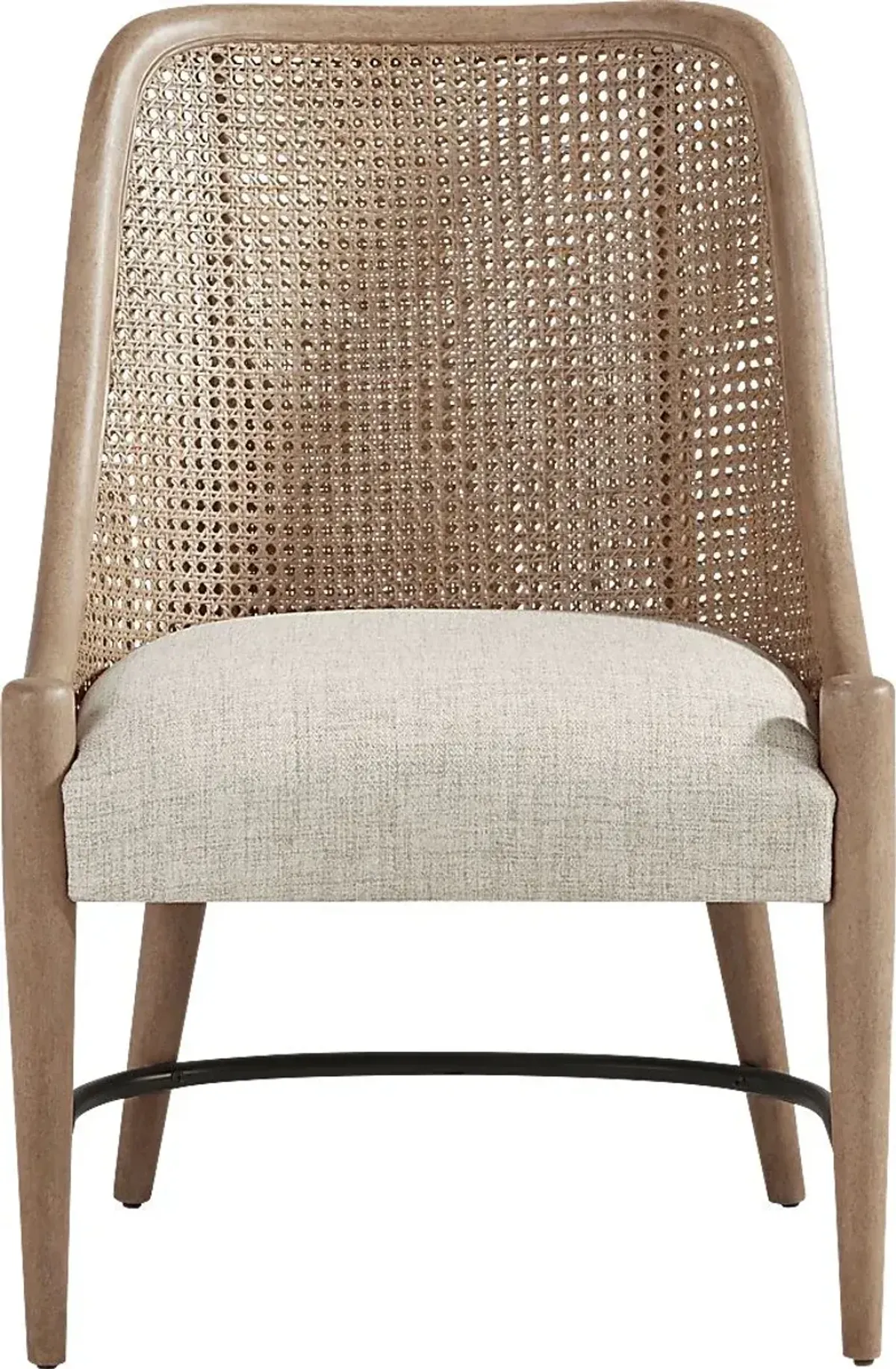 Oakwood Terrace Sand Cane Back Chair