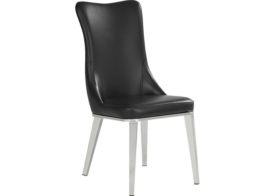 Burrette Black Side Chair