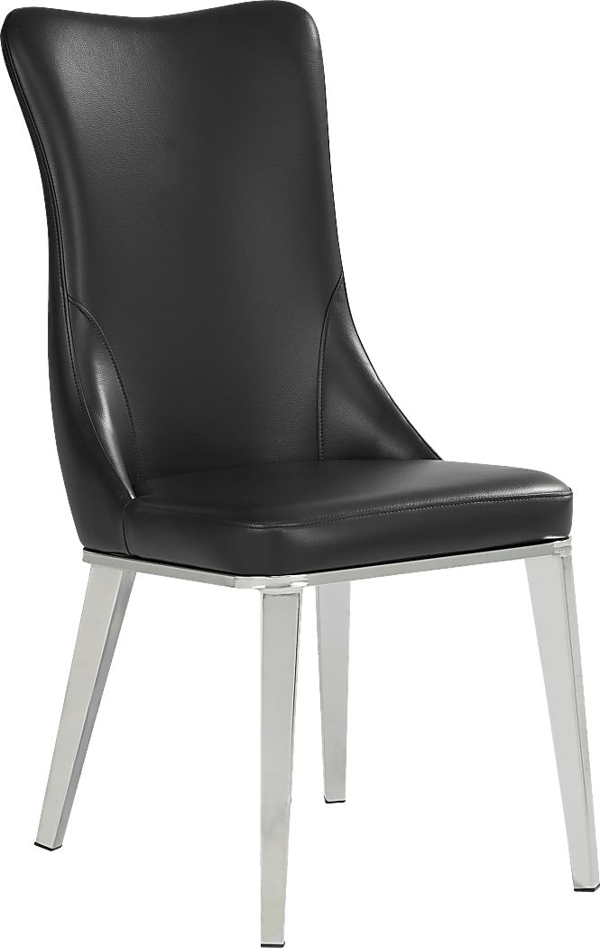 Burrette Black Side Chair