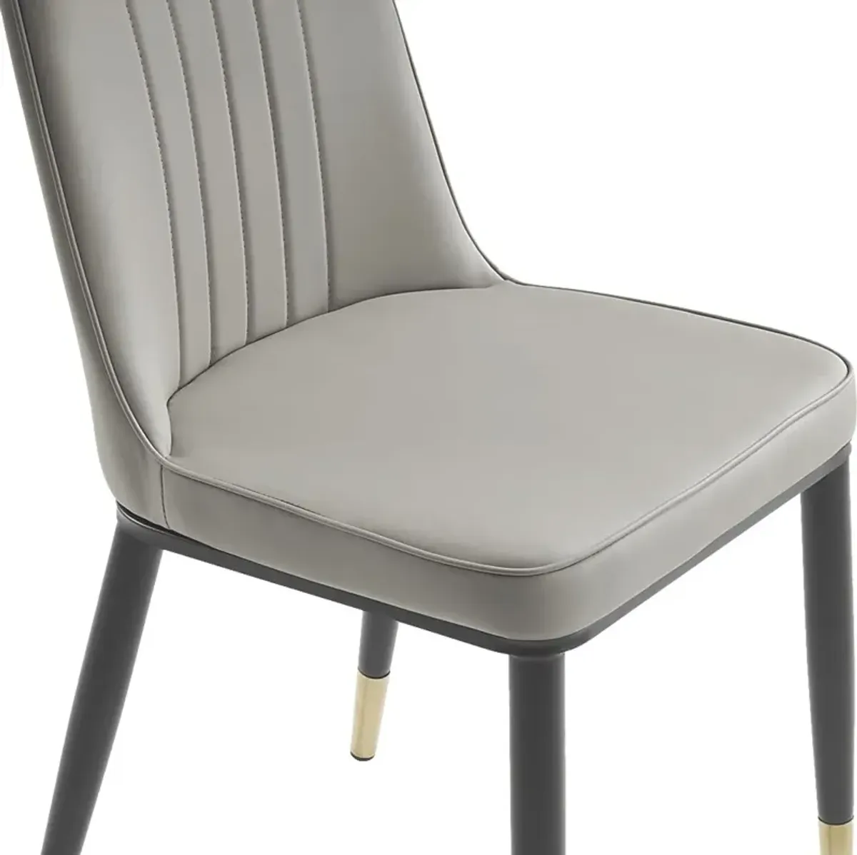 Portland Square Gray Dining Chair