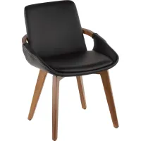 Daylilly Black Arm Chair